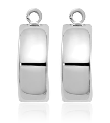 14K Solid White Gold Earring Jackets for Studs3