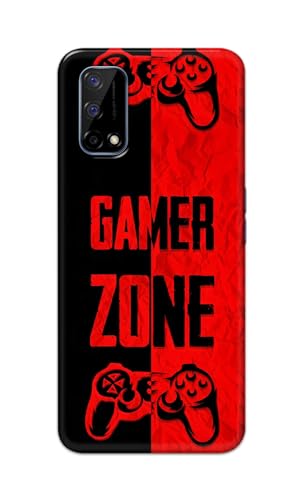 Image of Printed Hard Back Cover Case for Realme Narzo 30 Pro 5G | Realme V5 5G Back Cover (Gamer Zone) -1111