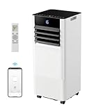 Portable Air Conditioners -10000 BTU, 4-in-1 Mini AC Unit with Powerful Cooling, Dehumidifier, Fan, and Quiet Sleep Mode & 24H Timer, for 350 Sq. Ft.Living Room, Apartment, Window Mount Kit Included
