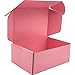SENIAOAI Small 6x4x2 Pink Shipping Boxes for Packaging Small Business Set of 25 Cardboard Cardboard Mailer Boxes for Shipping Mailing