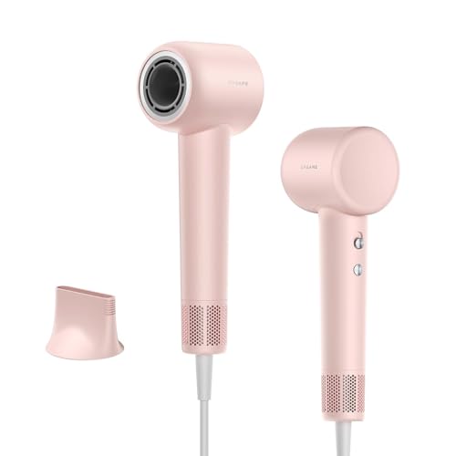 Image of dreame Gleam Hair Dryer, 200 Million Negative Ionic Fast High-Speed ??Motor With 110,000 Rpm, 65M /S Airflow, 330G, 200 Million Negative Ions, Temperature And Airflow Control, Rose, 1600 Watts