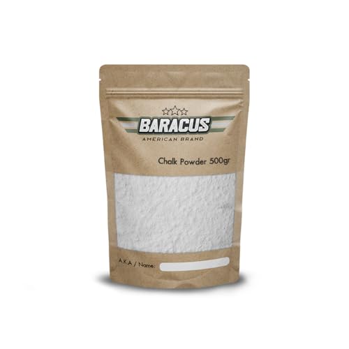 BARACUS Chalk Bag - Premium Gym Chalk for Climbing & Lifting Chalk, Gymnastics, Weightlifting,...
