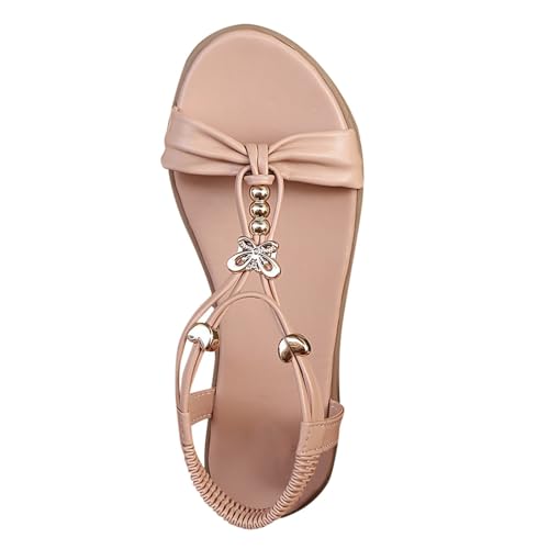 Chaussures de plage d'été pour femme avec semelle compensée anti-fatigue