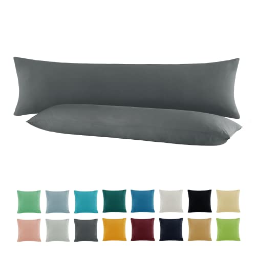 SHC by BaSaTex 2er Pack Jersey Kissenbezüge Kissenhüllen |...