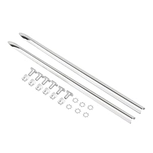 Xmmt Silver Front Fender Spear Trim Fit For Harley Touring Road King Electra Glide Ultra Classic Street Glide 1982-2013 Heritage Softail 1986-Up 6 31nomkalm0l. sl500 . ss300