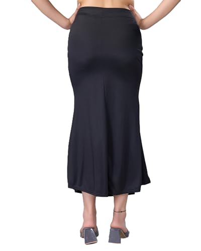 Image of LADLA FASHION] Women's Saree Shapewear - Mermaid Cut Saree Shaper Petticoat with Side Slit,