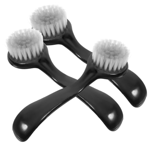 FRCOLOR Cepillo De Limpieza Facial Manual De Cuerno De Oveja 3 Para Exfoliación Suave Y Limpieza Profunda Cerdas Suaves Para Todo Tipo De Piel Cuidado Facial Diario Y Accesorio De Viaje