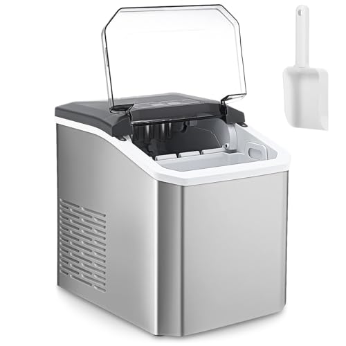 Máquina portátil para hacer hielo de mostrador NUOBESTY