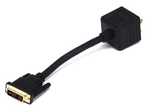 Monoprice 102519 Dvi-A Male To Vga(Hd15) Female/Dvi-A Female Video Splitter Cable #TOP12