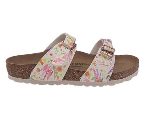 Birkenstock Sydney Birko Flor Summer Unisex Shoes Size 5, Color: Light Rose