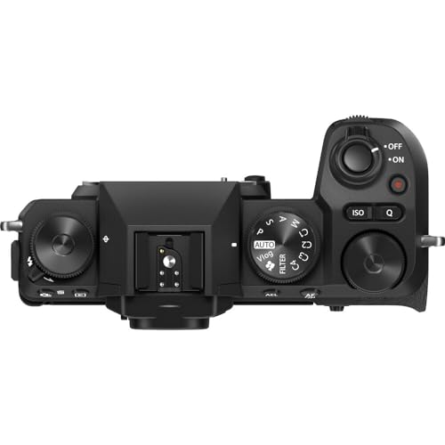 Fujifilm X-S20 Professional Compact Digital Mirrorless Camera Body - Black - Bundle with 64GB Memory Card + Vlogging Tripod + Travel Bag and Greens Cleaning kit and More Accessories