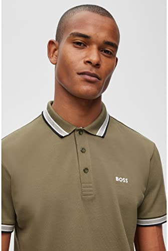 Image of BOSS Mens Paddy Short Sleeve Polo Shirt