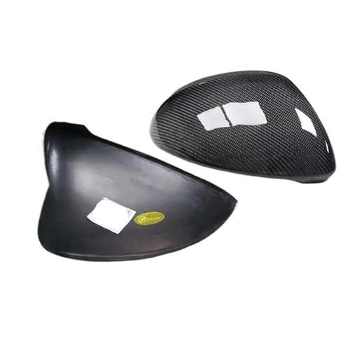 ポルシェカイエン9Y1 9YA 9Y0に適合。カーボンファイバー交換またはアドオン付き。2018年式バックミラーハウジングカバーと互換性あり。(Replacement)