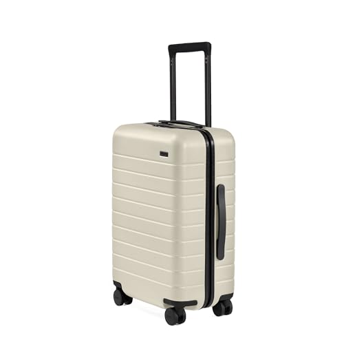 Image of Away Carry-On Luggage - 22-Inch Lightweight Hardside Suitcase with 360 Spinner Wheels, Interior Compression System, TSA-Approved Lock - Salt White Matte