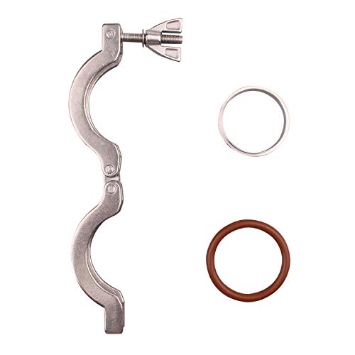 Image of DERNORD Wing Nut Clamp Flange Quick Clamp Stainless Steel 304 with Centering O-Ring (KF-40)