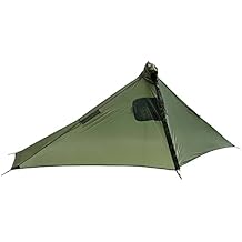 Six Moon Designs Gatewood Cape - 11 oz Ultralight Backpacking Tarp Shelter and Poncho Canopy - 15D Silicone Coated Polyester - Waterproof Solo Camping System for Hiking and Thru-Hiking - Green
