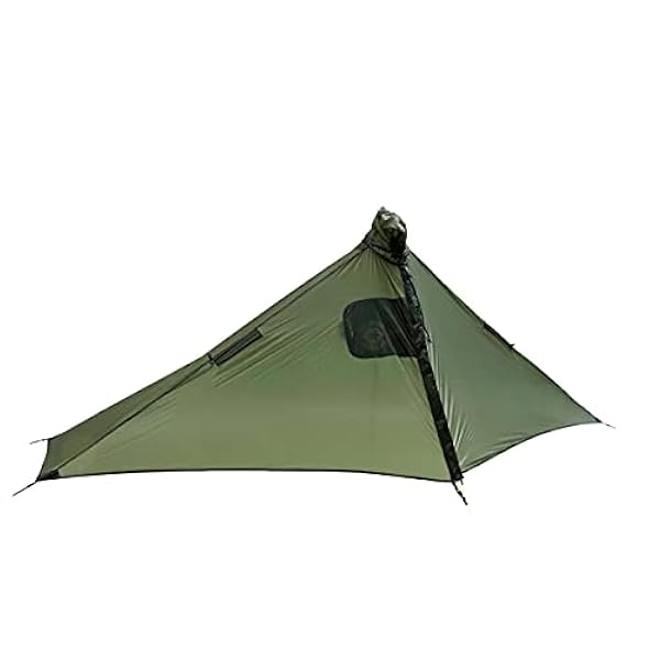 Six Moon Designs Gatewood Cape - 10 oz - 1 persoon Ultralight Tarp/Cape (Dark Green)