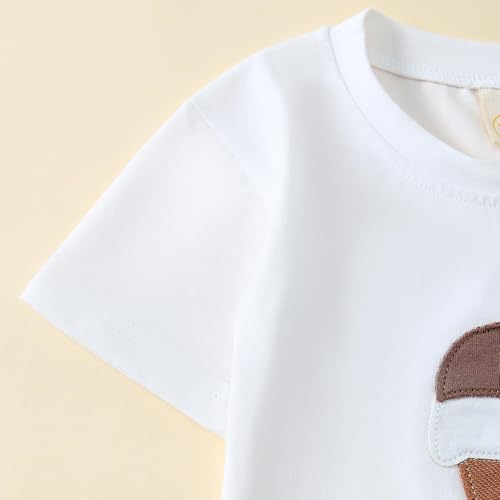 Toddler Baby Girls Clothes Short Sleeves T-Shirt Tops + Shorts Cute Summer Outfits Set3