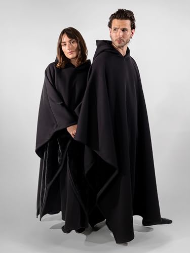 Image of FREE THE SHEEP Eden Hoodie - Oversized Weighted Hoodie Cloak with Ultra-Soft Faux Fur Liner