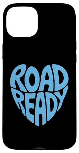 Frase de aventura de viaje estilo retro listo para carretera Carcasa para iPhone 15 Plus