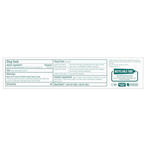 Tom'S Of Maine US06169A Whole Care Natural Toothpaste thumb #9