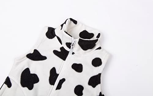 Image of Mud Kingdom Boys Girls Polar Fleece Vest Jacket Ligntweight Plain Vest Full Zipper Sleeveless