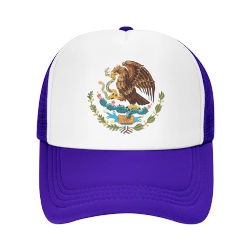 Mexican Eagle Flag Trucker Hat Snapback Mesh Baseball Cap Unisex2