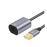 USB A to TOSLINK Optical Audio Adapter, Unidirectional USB Type A to SPDIF Digital Converter, S/PDIF Transmitter for Computer Laptop PC PS5/4 ONLY-Includes Fiber 3.3FT Optic Cable