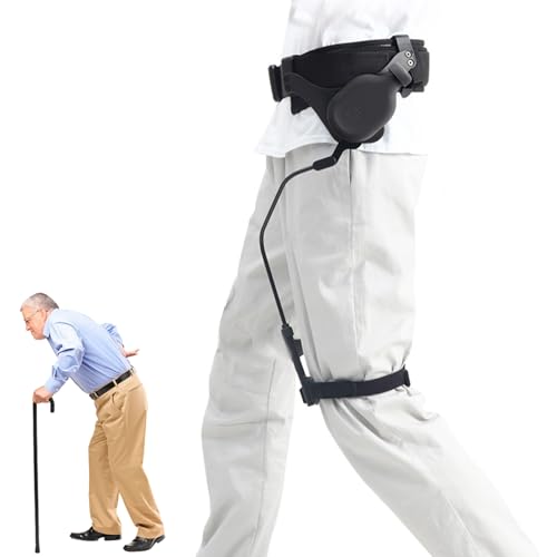 Aiuti per Camminare Bionic,Allenamento per Camminare Sulle Gambe Ausili,Ausili per la Deambulazione per la Potenza del Corpo,Cintura Regolabile,Semplice e Conveni(Size:Piccolo,Color:Gamba sinistra)