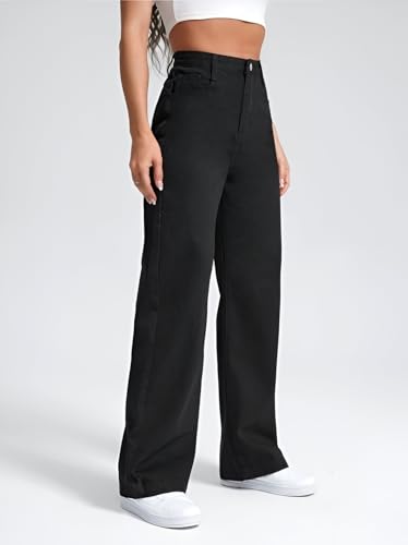 Image of Ben Martin Women High Rise High Waist Stretchable Baggy Oversized Loose Fit Casual Wear Denim Jeans