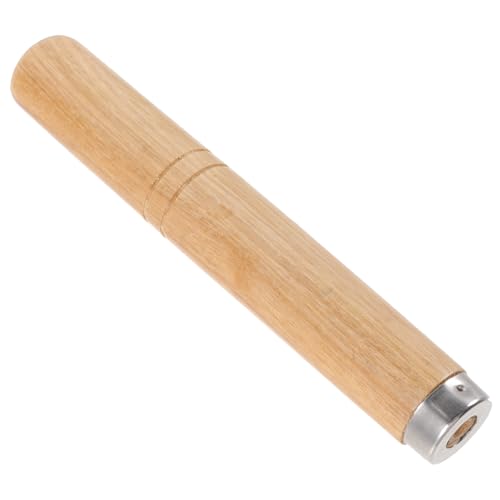 TIDTALEO Mango de Madera para Sartén de Repuesto Fresno Largo Agujero de 5,5 Mm Accesorio Anti-quemaduras para Utensilios de Cocina Batería de Cocina