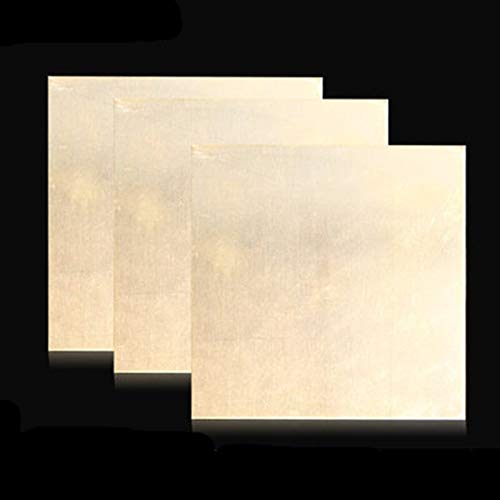 Plaque de laiton 200x200mm pour modélisme construction et fraisage CNC