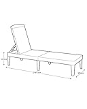 Allibert Sonnenliege Jaipur, graphit/cool grey - 8