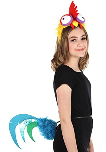 Disney Moana Hei Hei Headband & Tail Rooster Costume Accessory Kit for kids and adults