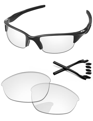 Image of Replacement Lenses & Rubber Kits for Oakley Half Jacket 2.0 OO9144 62mm - Precision Fit, UV Block, Impact Resistant