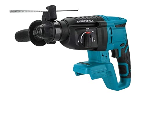 TEMSOOM Bürstenloser elektrischer Bohrhammer, wiederaufladbarer elektrischer Multifunktions-Schlagbohrer, kompatibel mit…