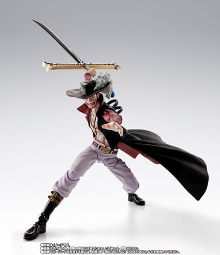 Image of Tamashi Nations - One Piece - S.H. Figuarts Juracur Mihawk - Hawk Eye - PVC & ABS, Approx. 6.5 inches (165 mm) Painted Figure