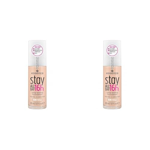 Essence Stay All Day 16H Long-Lasting Maquillaje 08 (Lot de 2)