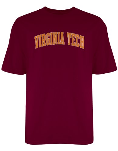 NCAA Virginia Tech Hokies Licensed T-Shirt, Medium, Maroon