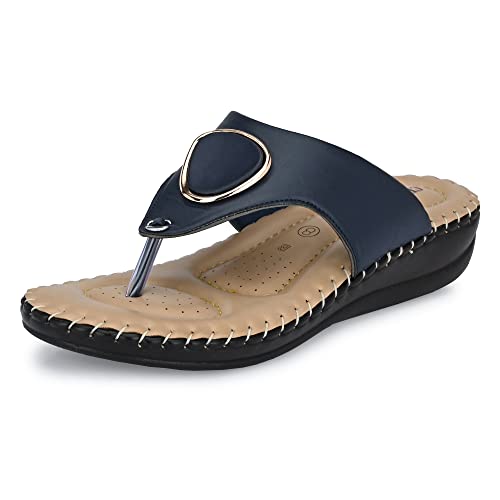Image of Centrino Women's Thong Comfortable Ortho Care Ladies | Fashion Wear Sandal & Chappal | Soft Cushioned for More Comfort (7902)