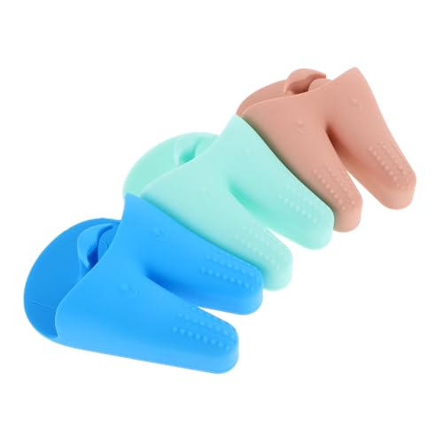 HONMEET Manual Facial Cleansing Brush Silicone Face Scrubber Set Exfoliating Bristles Perfect for Daily Face Wash Blackhead Removal