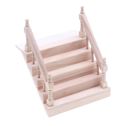 Meubles maison de poupée 1:12 avec mini échelles en bois et escalier miniature