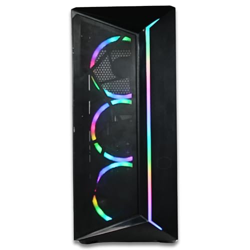 XUM CMP 510 Gaming PC AMD Ryzen 5 5500, RTX 5060 8GB, 32GB DDR4 RAM, 512GB NVMe SSD, 1TB HDD, 650W PSU 80+ Bronze, aRGB, WiFi 5, Windows 11 Home, Creator Gaming, Black Case - Image 3