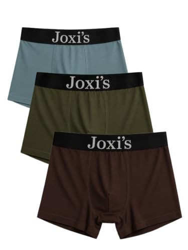 Image of Joxi's Men's Comfortable Cotton Blend Trunks Pack of 3 | Soft Stretch Material | Breathable Everyday Wear
