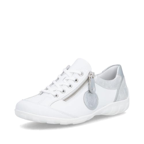 Remonte Baskets basses pour femme R3408 - Chaussures basses pour femme, Blanc Combi 82, 39 EU