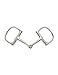 Kelly Silver Star Barrel D-Ring Snaffle