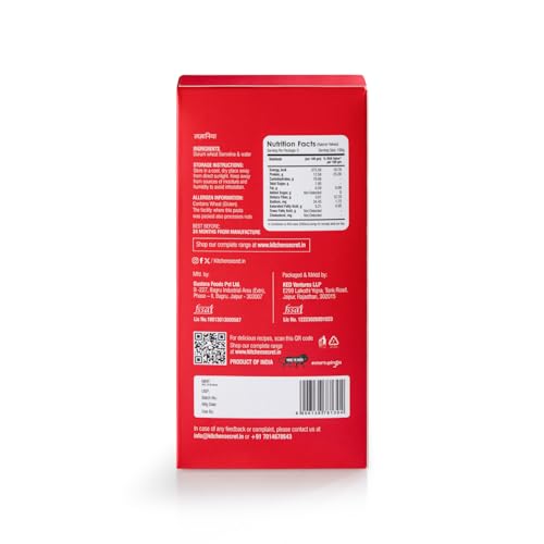 Image of Kitchen Secret Pasta Combo | Lasagne Sheets 500g + Arrabbiata Sauce 390g | 100% Durum Wheat | No Maida, Egg Free, Trans Fat Free | Spicy Pasta Kit with Real Ingredients