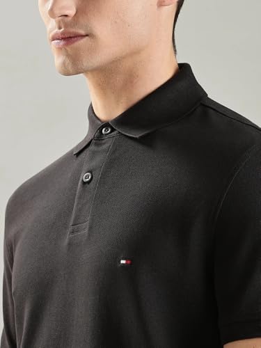 Image of Solid Regular fit Cotton Polo t-Shirt