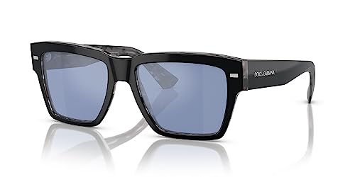 Dolce & Gabbana DG 4431 Black Avana/Light Blue 55/18/145 men Sunglasses