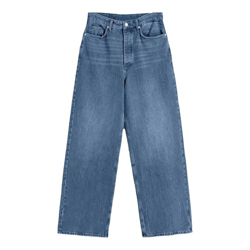 Pantalones vaqueros elásticos holgados para mujer que estilizan las tallas grandes 6